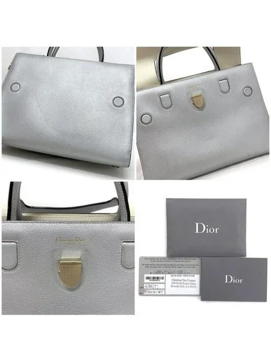 Dior 2-Way Bag Silver Gold - Picture 6 of 10